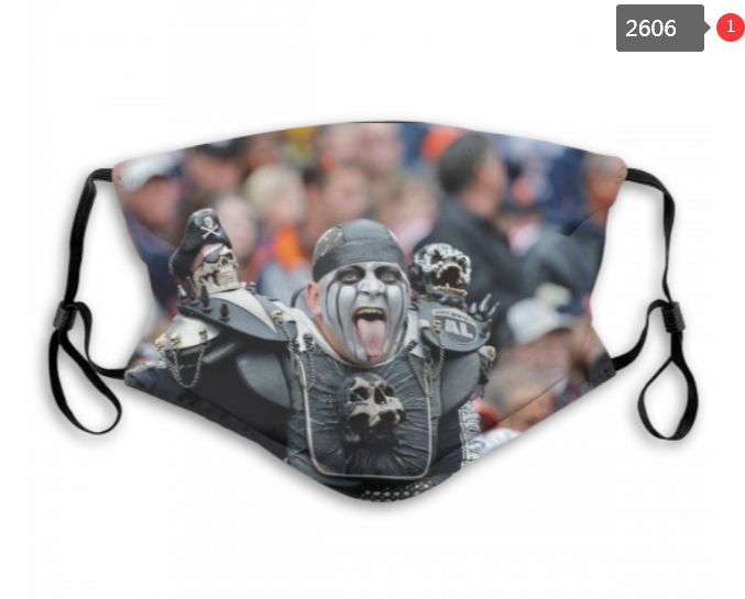 NFL Oakland Raiders #49 Dust mask with filter